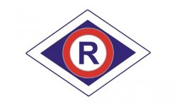 litera R oznaczająca ruch drogowy