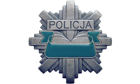 odznaka policyjna - w kształcie gwiazdy