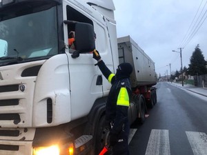 policjanci podczas kontroli stanu trzeźwości nr 8